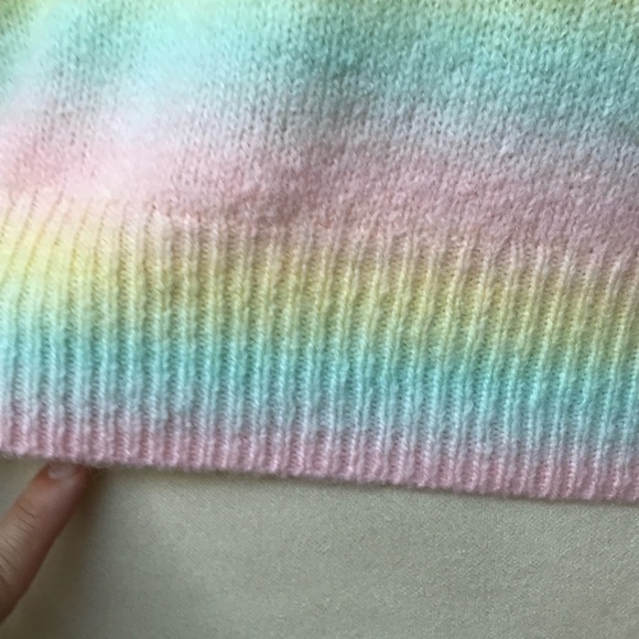BB Dakota☀️Pastel striped Ombre sweater - Picture 4 of 11